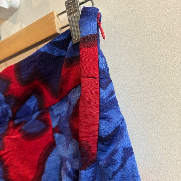 SISSY ME Sz M Skirt Pleated Mulberry Silk Linen Blend Lined Zipper Closure NEW - Picture 8 of 10